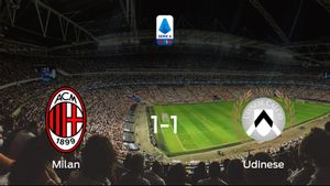 El AC Milan y el Udinese reparten los puntos tras empatar a uno El AC Milan y el Udinese reparten los puntos tras empatar a uno