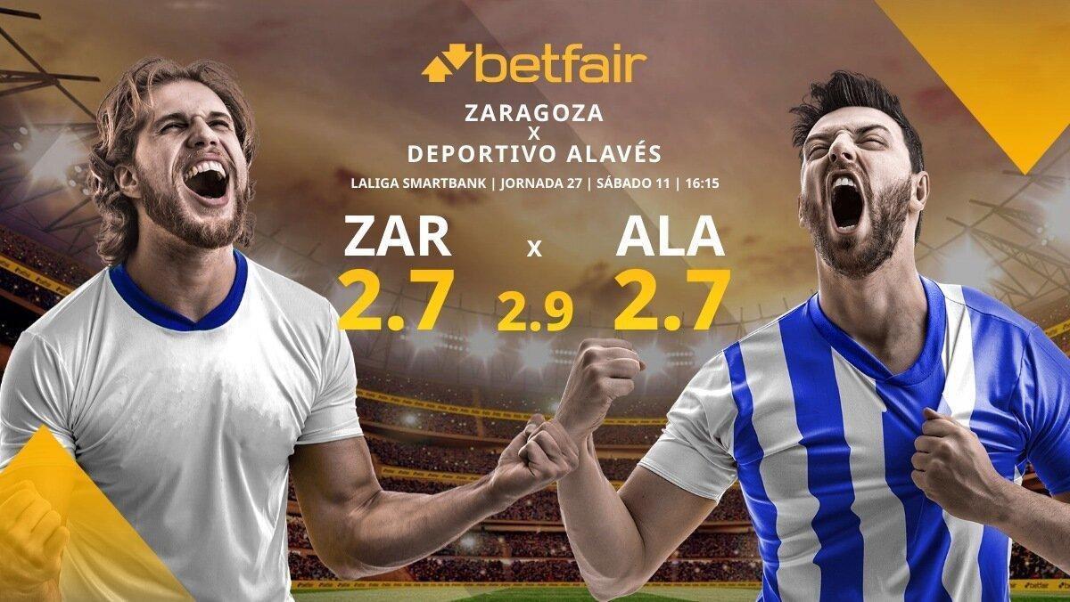 Real Zaragoza vs. Deportivo Alavés: alineaciones, horario, TV, estadísticas y pronósticos