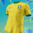 La camiseta de la selección brasileña para el Mundial de Catar 2022
