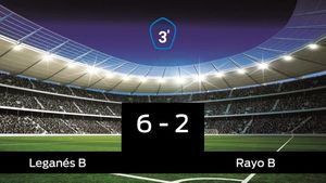 El Leganés B derrota en casa al Rayo B por 6-2 El Leganés B derrota en casa al Rayo B por 6-2