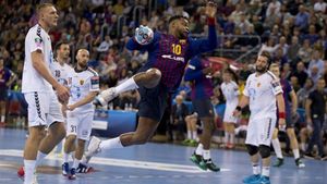 Sorhaindo en una acción durante un partido con el Barça Sorhaindo en una acción durante un partido con el Barça