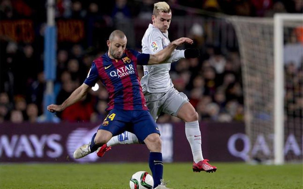 Javier Mascherano descansa ante el Málaga pensando en el duelo de la Champions contra el City Javier Mascherano descansa ante el Málaga pensando en el duelo de la Champions contra el City