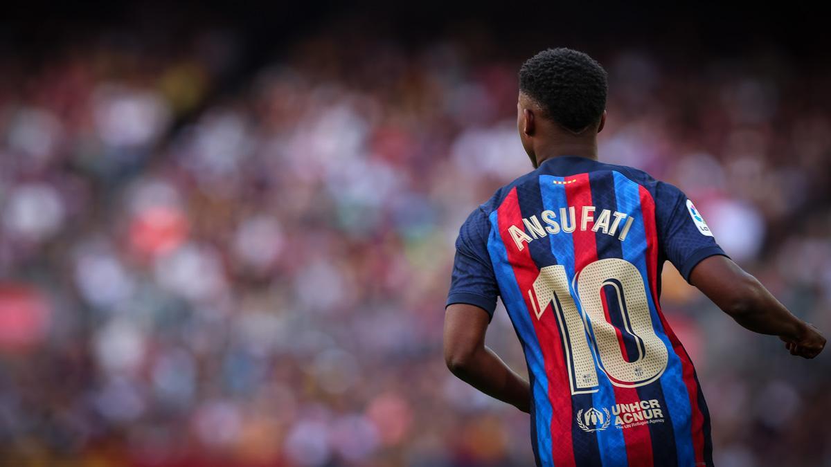 Ansu Fati llega a los 100 partidos con el Barça: Es un orgullo