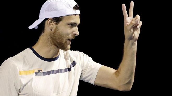 Delbonis, durante un partido Delbonis, durante un partido