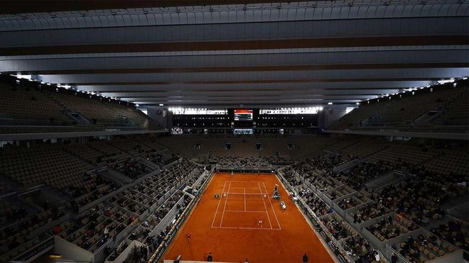 Una de las pistas de Roland Garros Una de las pistas de Roland Garros