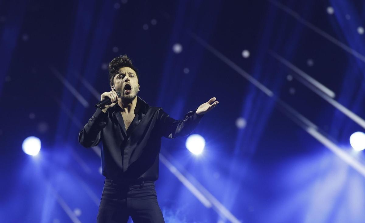 Blas Cantó, en Eurovisión 2021.