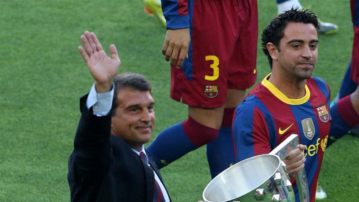 Xavi: I'm in contact with Laporta and I wish him the best