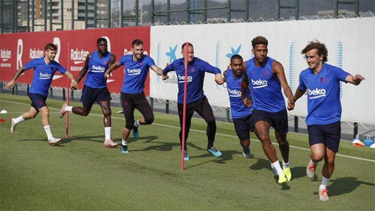 El Barça se ejercita con cinco del filial y con la vista puesta en Japón