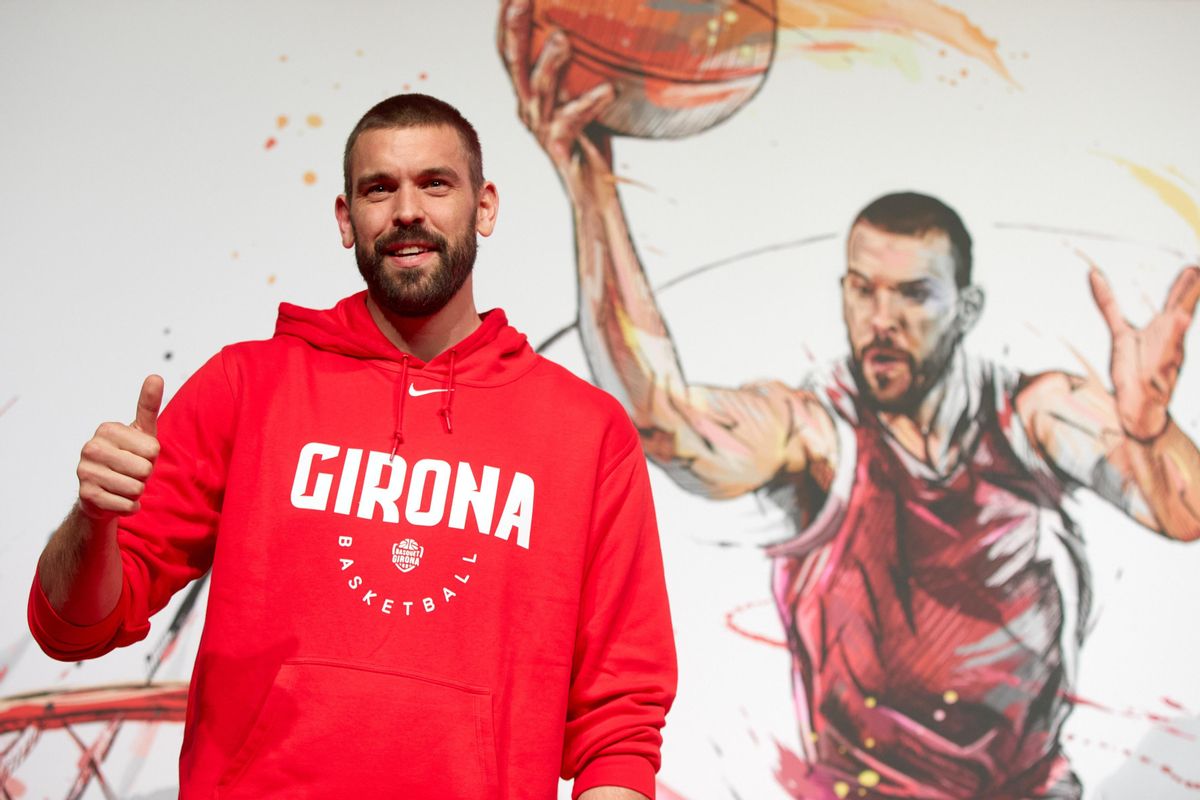 Marc Gasol se mostró feliz de regresar a Girona Marc Gasol se mostró feliz de regresar a Girona