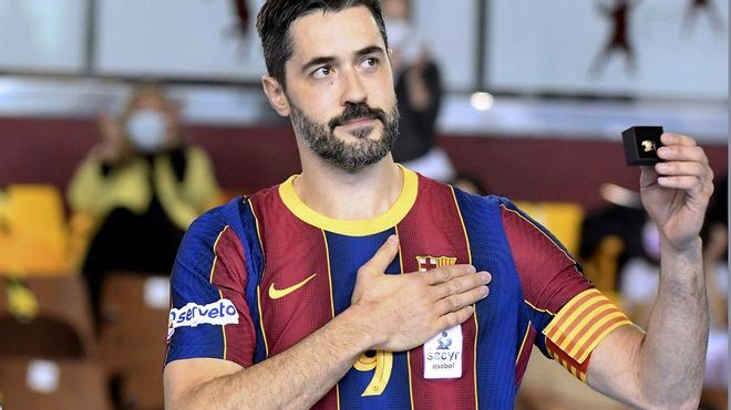 Raúl Entrerríos con el Barça. Raúl Entrerríos con el Barça.