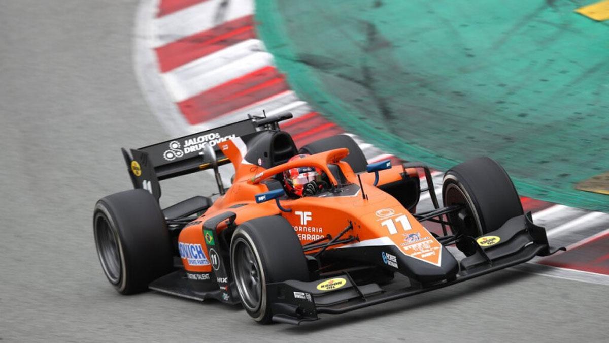 El brasileño Drugovich ha impuesto su ley en la primera carrera de F2 en Barcelona
