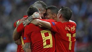 Vea las mejores imágenes del partido entre Inglaterra y España