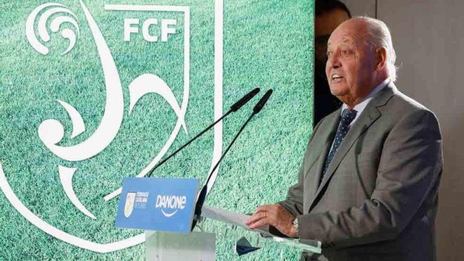 Joan Soteras, presidente de la Federación Catalana de Fútbol Joan Soteras, presidente de la Federación Catalana de Fútbol