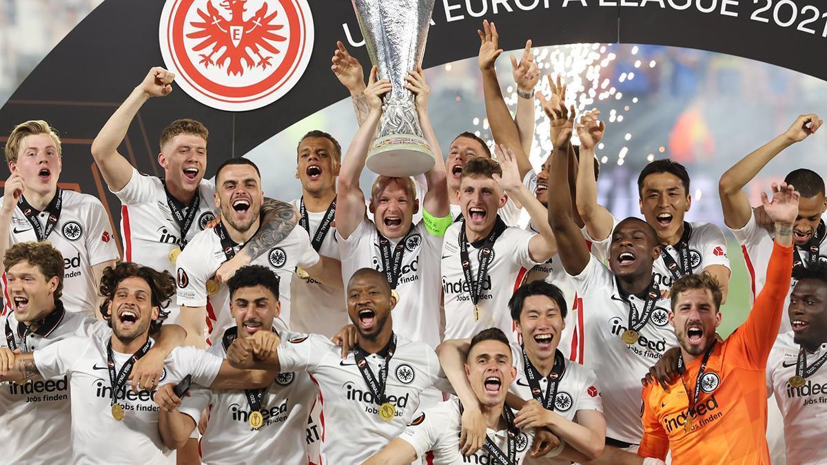 El Eintracht Frankfurt, campeón de la última edición