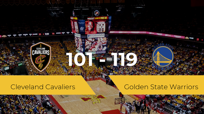 Golden State Warriors se impone por 101-119 frente a Cleveland Cavaliers Golden State Warriors se impone por 101-119 frente a Cleveland Cavaliers