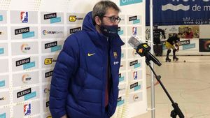 Edu Castro, muy satisfecho con sus jugadores Edu Castro, muy satisfecho con sus jugadores