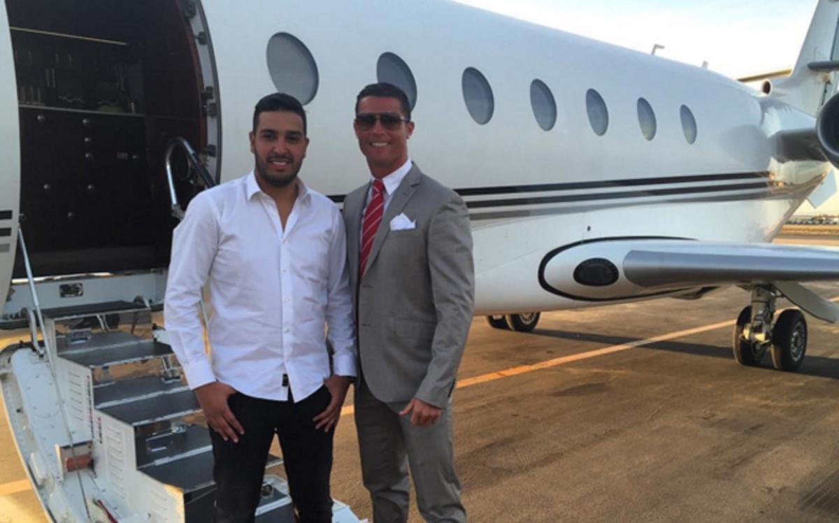 CR7 viajó a Marrakech con su jet privado