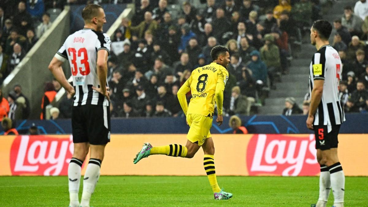 Resumen y goles del Newcastle-Dortmund (0-1) partido de la jornada 3 de la  Champions League 23/24