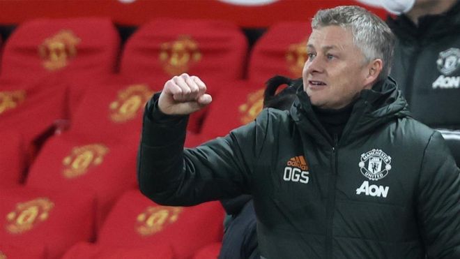 Ole Gunnar Solskjaer, entrenador del Manchester United Ole Gunnar Solskjaer, entrenador del Manchester United