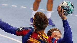 Imagen del Barça - Veszprem de la Champions de Balonmano Imagen del Barça - Veszprem de la Champions de Balonmano