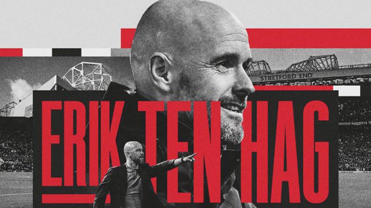 Erik Ten Hag, nuevo entrenador del United | Twitter @ManUtd