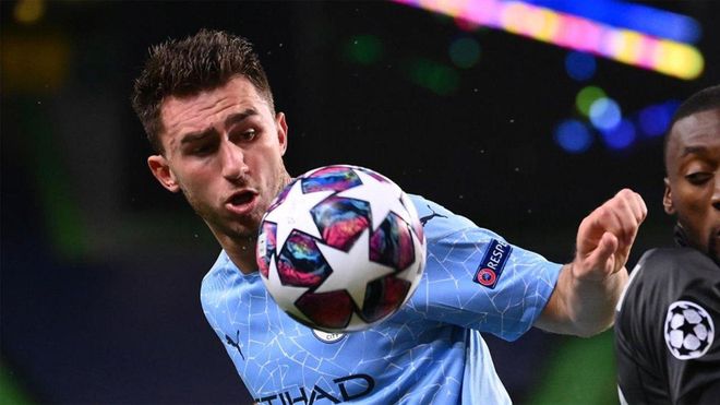 Aymeric Laporte, en un partido con el Manchester City Aymeric Laporte, en un partido con el Manchester City