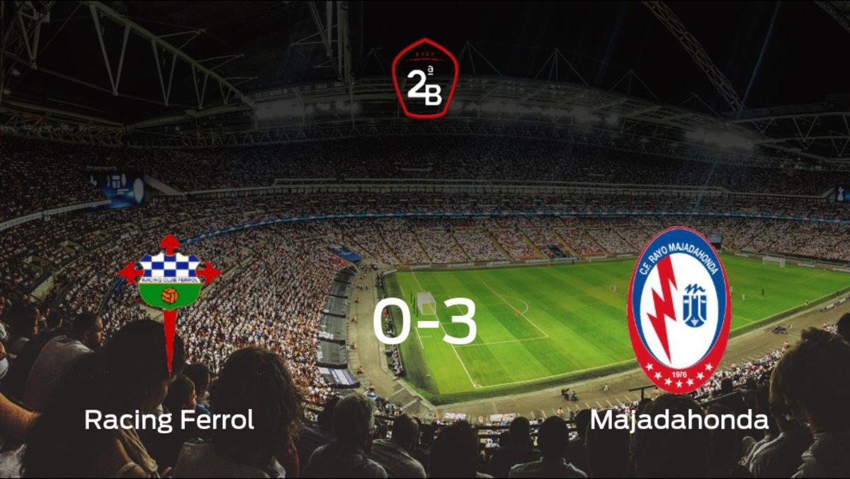 Goleada del Rayo Majadahonda por 0-3 frente al Racing Ferrol