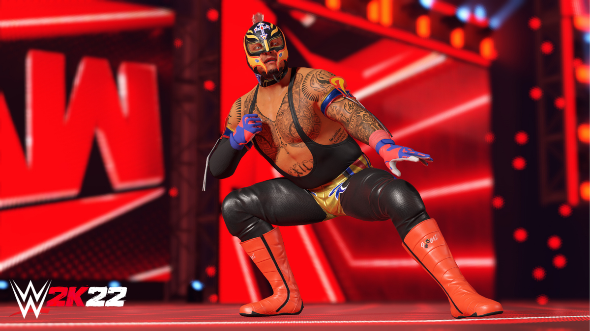 Rey Mysterio, en la portada de WWE 2K22