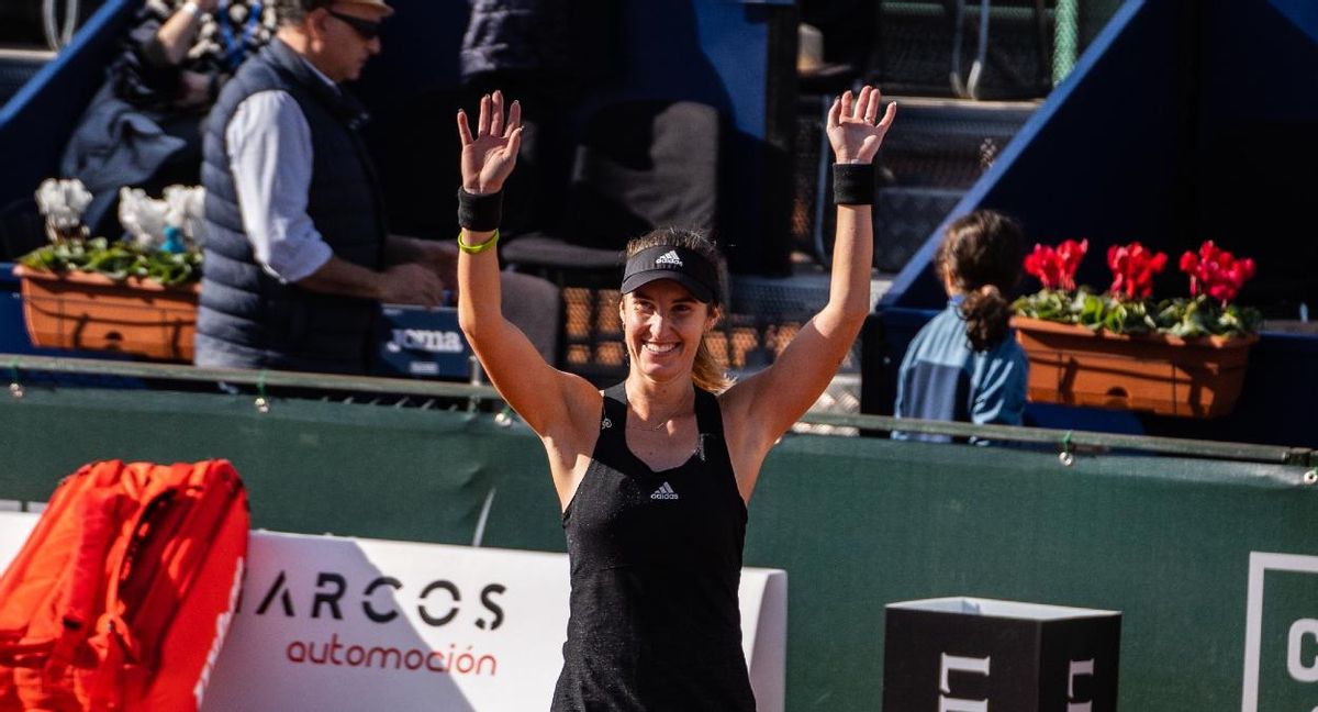 Marina Bassols, feliz en el ITF Open Ciudad de Valencia Marina Bassols, feliz en el ITF Open Ciudad de Valencia