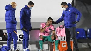 Roger Riera, lesionado en el campo de El Prat Roger Riera, lesionado en el campo de El Prat