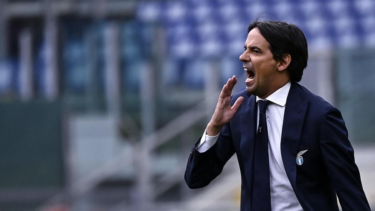 Simone Inzaghi, entrenador de la Lazio
