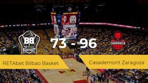 El Casademont Zaragoza se impone por 73-96 frente al RETAbet Bilbao Basket El Casademont Zaragoza se impone por 73-96 frente al RETAbet Bilbao Basket