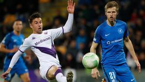 La Fiorentina pasa como segunda pese a golear al FK RFS
