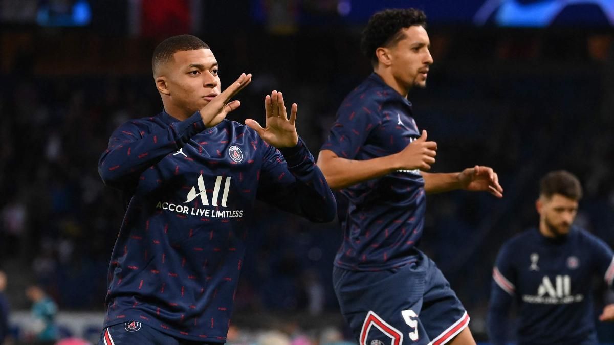 Mbappé y Marquinhos, jugadores del PSG Mbappé y Marquinhos, jugadores del PSG