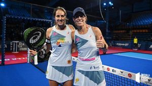 Gemma y Lucía celebran el pase a semifinales Gemma y Lucía celebran el pase a semifinales