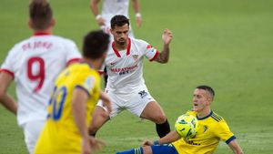 Imagen del duelo de la primera vuelta entre Sevilla y Cádiz Imagen del duelo de la primera vuelta entre Sevilla y Cádiz