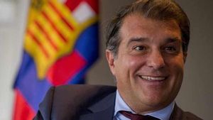 Joan Laporta aspira a una segunda etapa al frente de la presidencia del FC Barcelona Joan Laporta aspira a una segunda etapa al frente de la presidencia del FC Barcelona