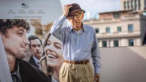 Woody Allen, en Barcelona para presentar Golpe de suerte.