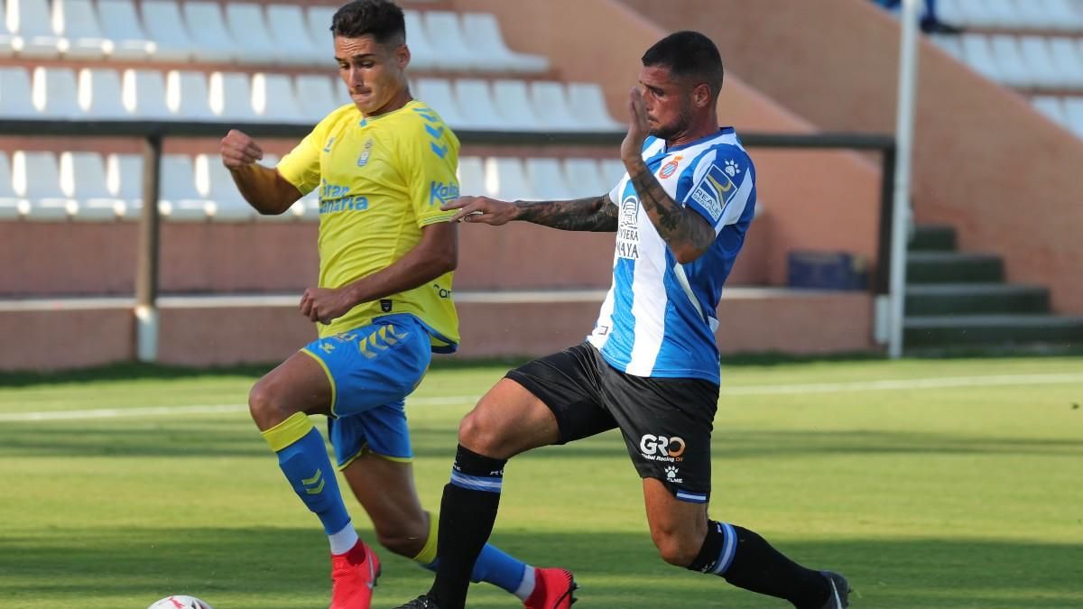 Fran Mérida, durante el amistoso ante la UD Las Palmas Fran Mérida, durante el amistoso ante la UD Las Palmas