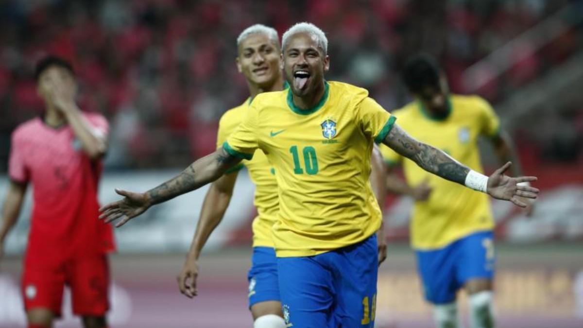 Neymar vovlerá a ser la estrella de Brasil en el mundial de Qatar