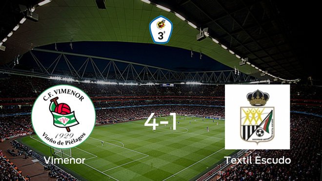 El CF Vimenor suma tres puntos tras pasar por encima del SD Textil Escudo (4-1) El CF Vimenor suma tres puntos tras pasar por encima del SD Textil Escudo (4-1)