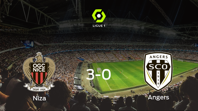 Tres puntos para el casillero del OGC Niza tras golear al SCO Angers (3-0) Tres puntos para el casillero del OGC Niza tras golear al SCO Angers (3-0)