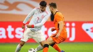 Morata fue de los mejores de España y asistió a Canales en el gol Morata fue de los mejores de España y asistió a Canales en el gol