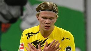 Haaland, delantero del Borussia Dortmund Haaland, delantero del Borussia Dortmund