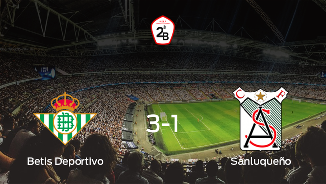 El Betis Deportivo consigue la victoria frente al At. Sanluqueño (3-1) El Betis Deportivo consigue la victoria frente al At. Sanluqueño (3-1)