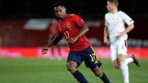 Ansu Fati volverá a defender la camiseta de España