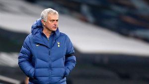 José Mourinho en el encuentro ante el Ludogorets José Mourinho en el encuentro ante el Ludogorets