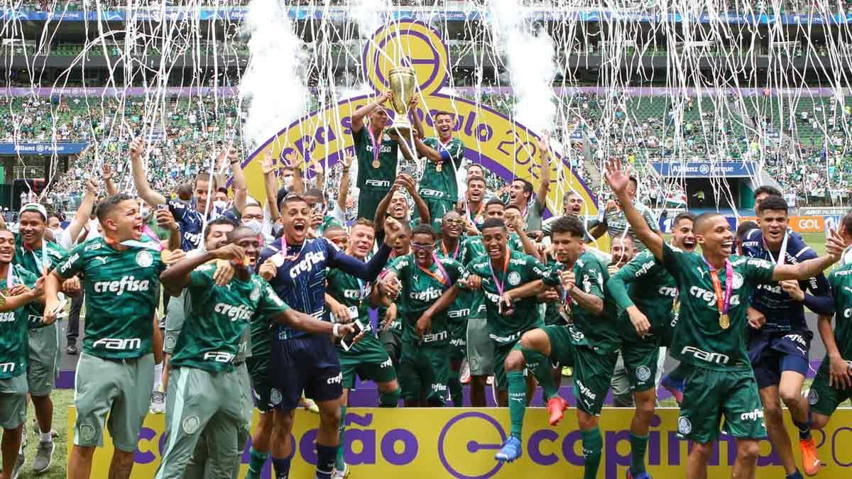 El Palmeiras celebró por todo lo alto su primera Copinha