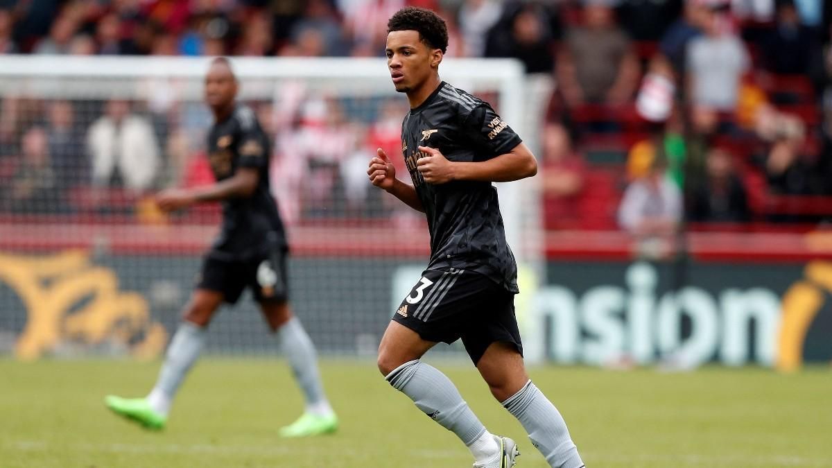 Nwaneri durante el partido ante el Brentford Nwaneri durante el partido ante el Brentford