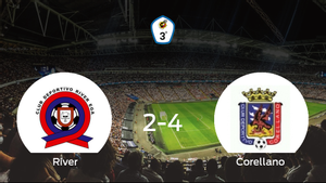 El Corellano gana 2-4 al River Ega y se lleva los tres puntos El Corellano gana 2-4 al River Ega y se lleva los tres puntos
